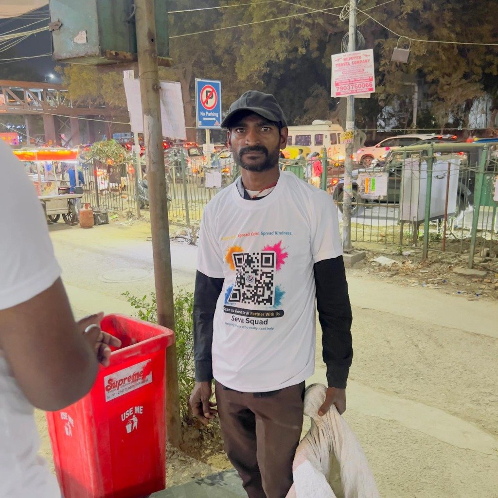 Street Partner in Branded QR T-Shirt & Cap - SevaSquad Pan-India Local Advertising